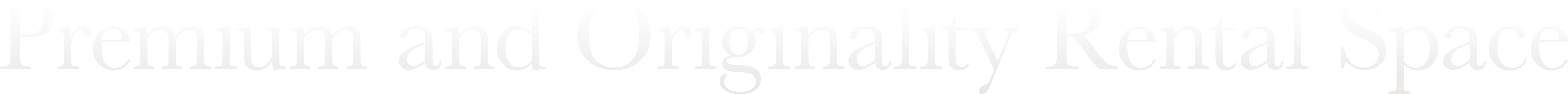 Premium and Originality Rental Space